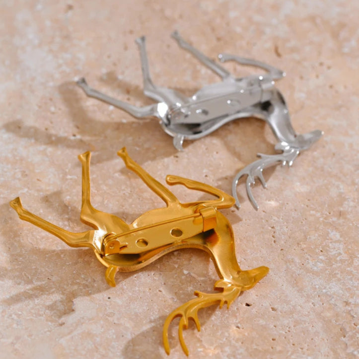 Deer Brooches Pin