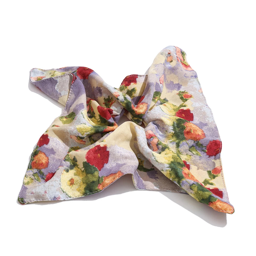 Vintage Floral Oil Painting Hairband