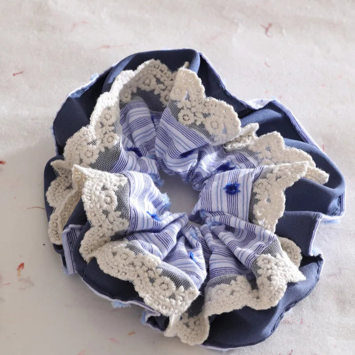 Mist Lace Scrunchie Hairband