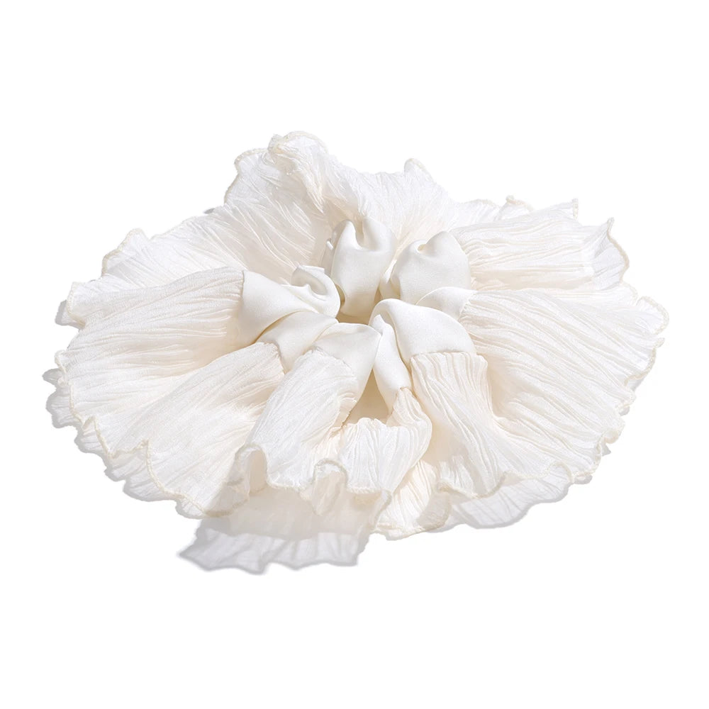 Milk Foam Ruffle Hairband