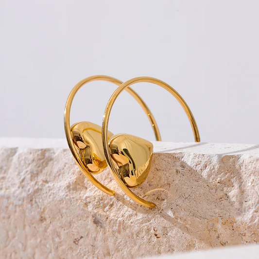 Circle of Love Huggie Earrings
