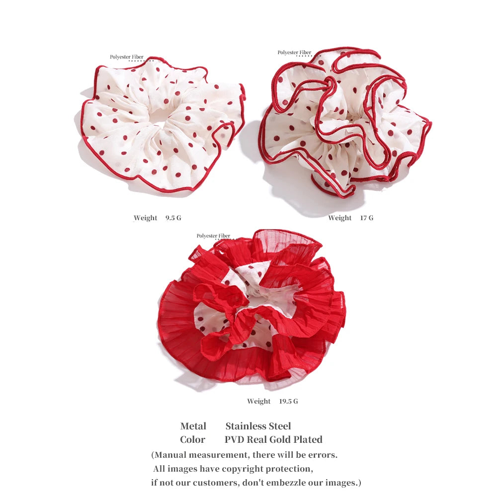 Red Velvet Dotty Hairband