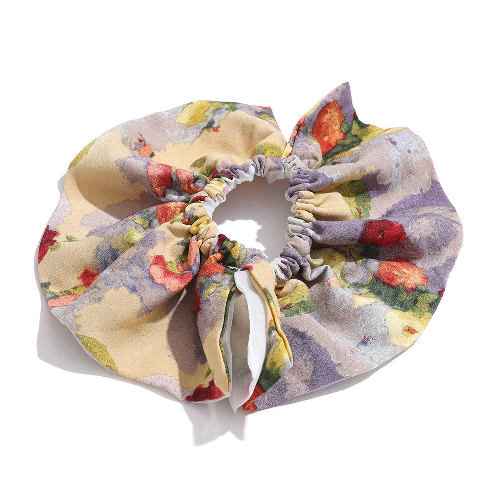 Vintage Floral Oil Painting Hairband