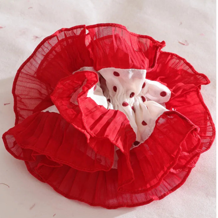 Red Velvet Dotty Hairband