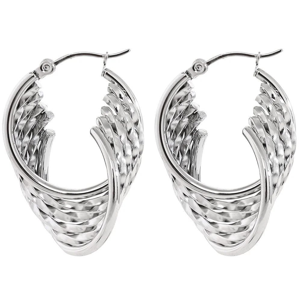 Twist Voltage Hoops