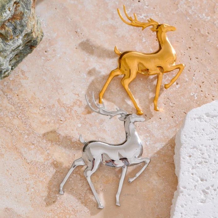 Deer Brooches Pin