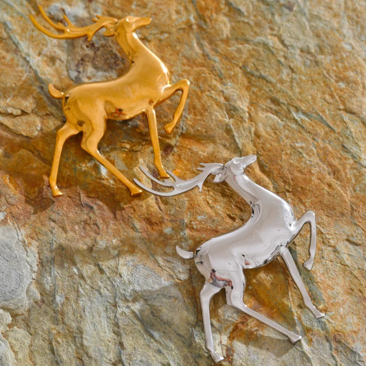 Deer Brooches Pin