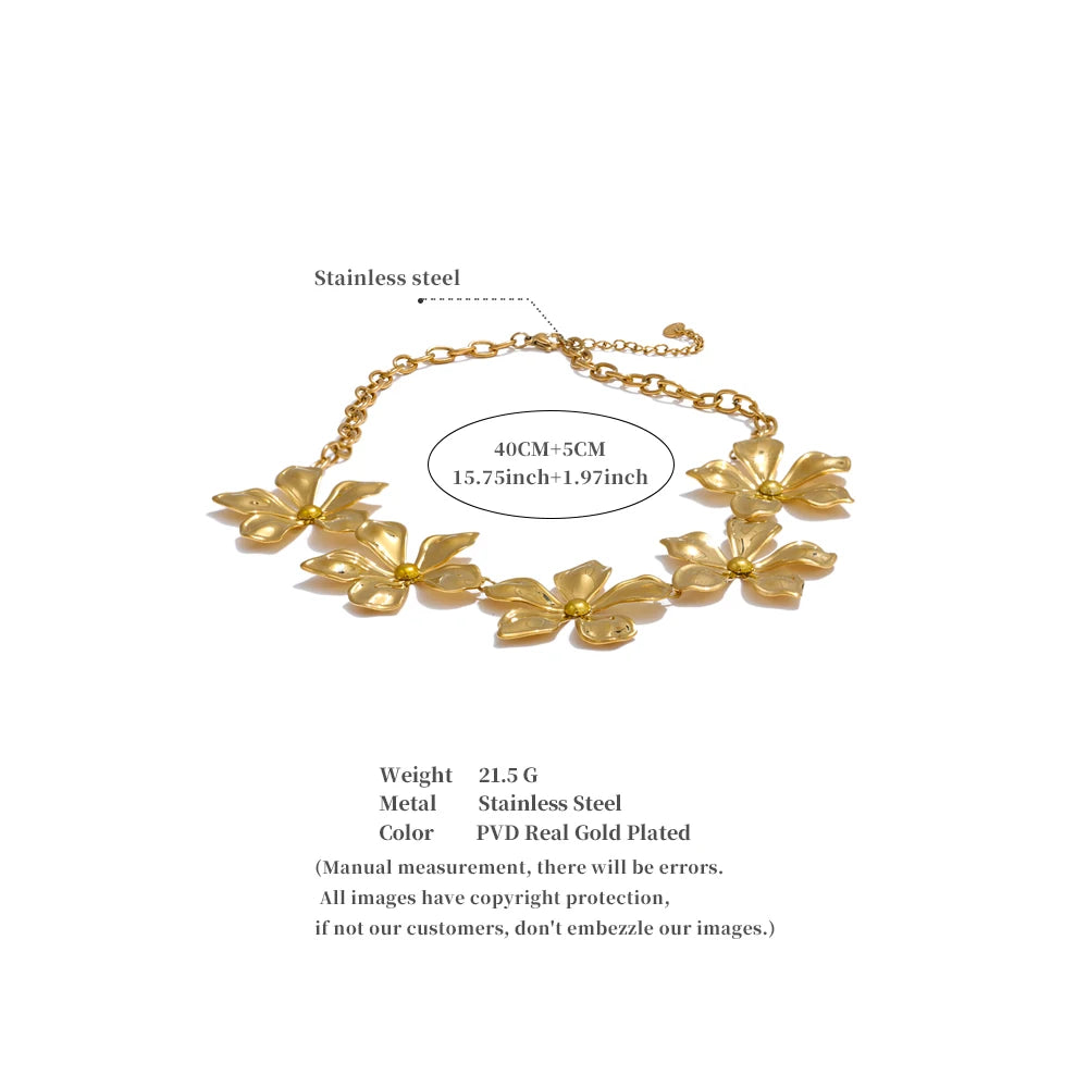 Petal Grace Collar Necklace