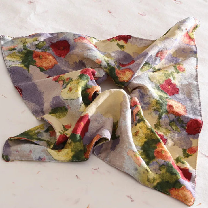 Vintage Floral Oil Painting Hairband