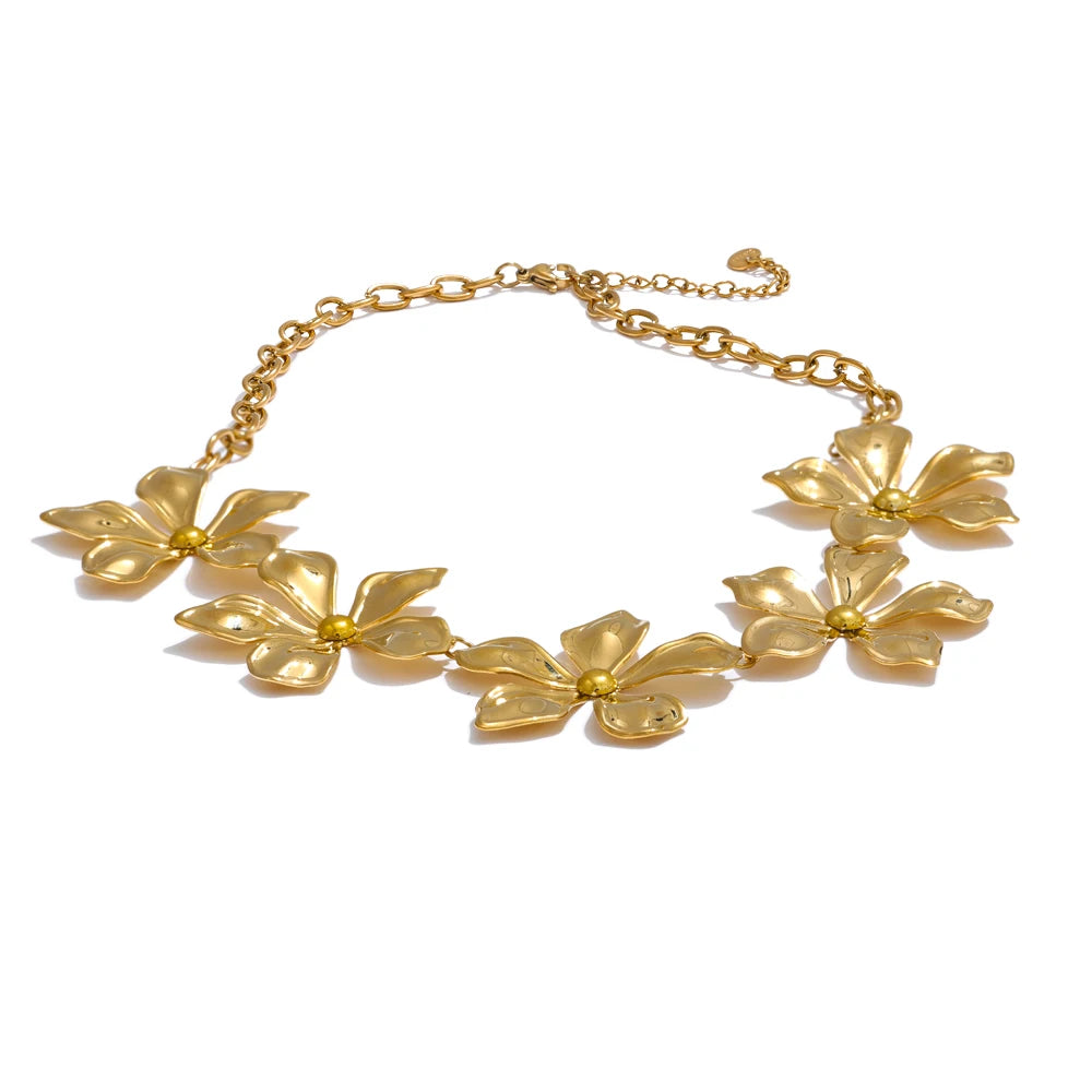Petal Grace Collar Necklace