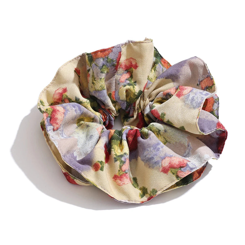 Vintage Floral Oil Painting Hairband
