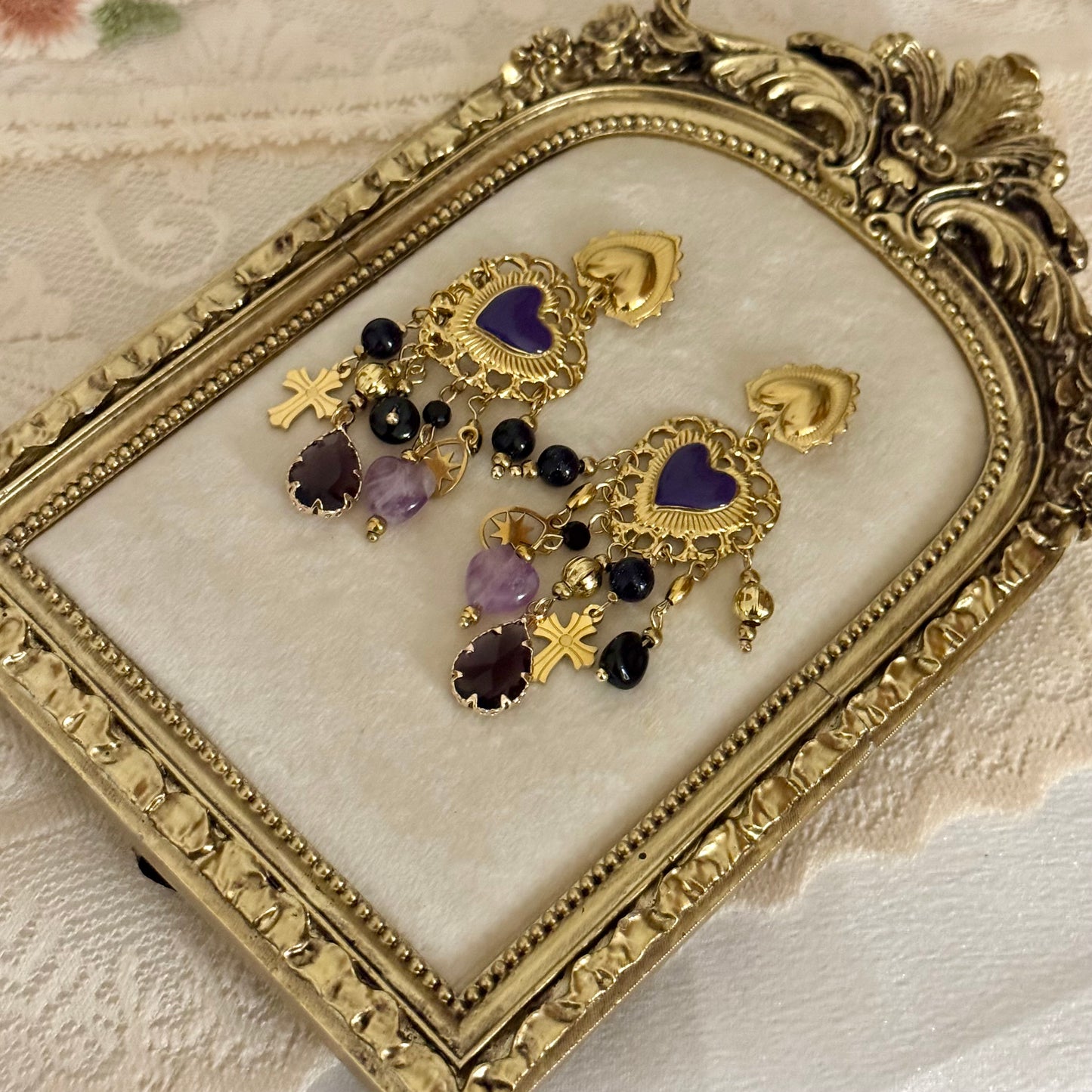 Aurelia Heartbound Relic Earrings