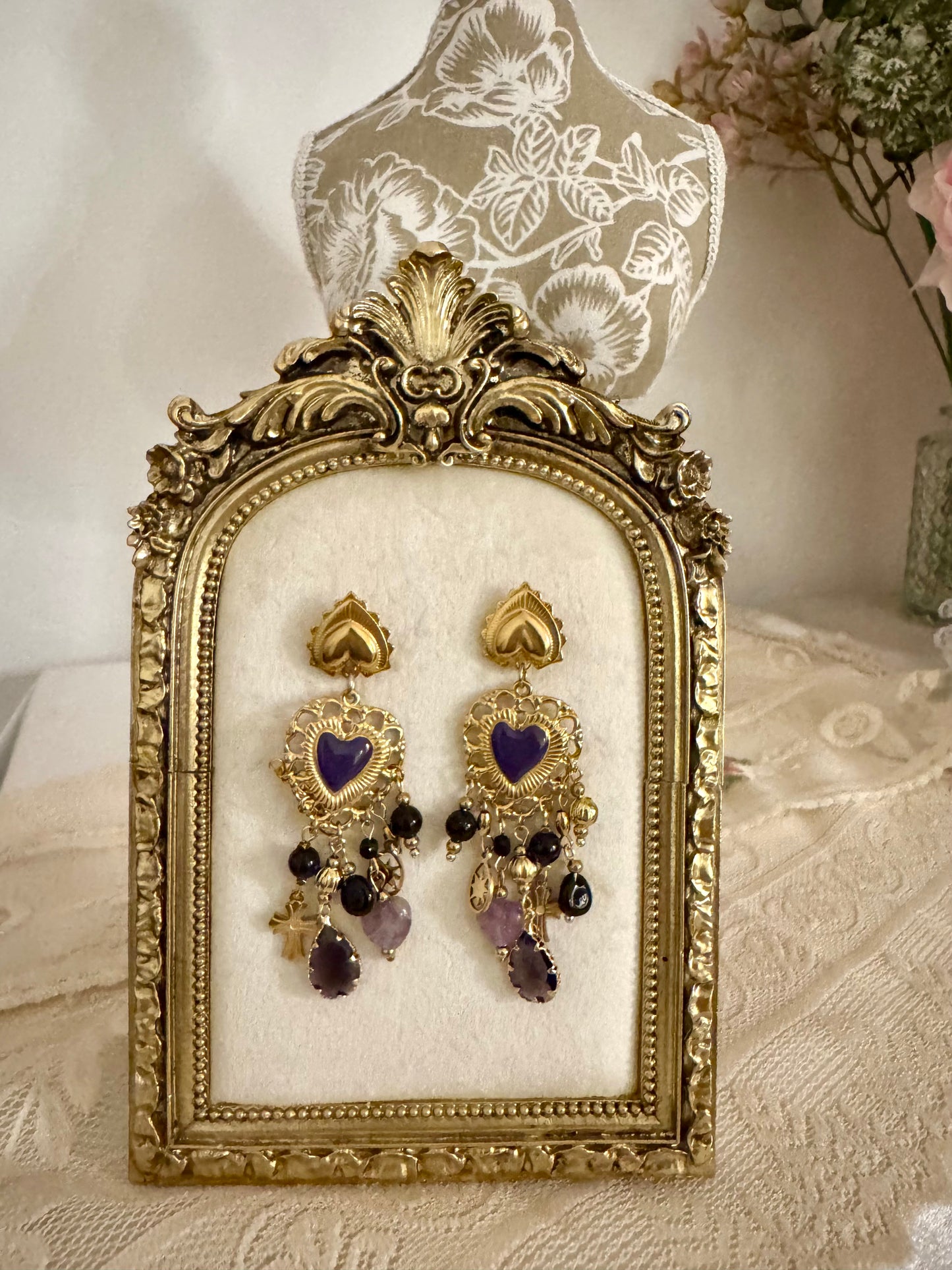 Aurelia Heartbound Relic Earrings