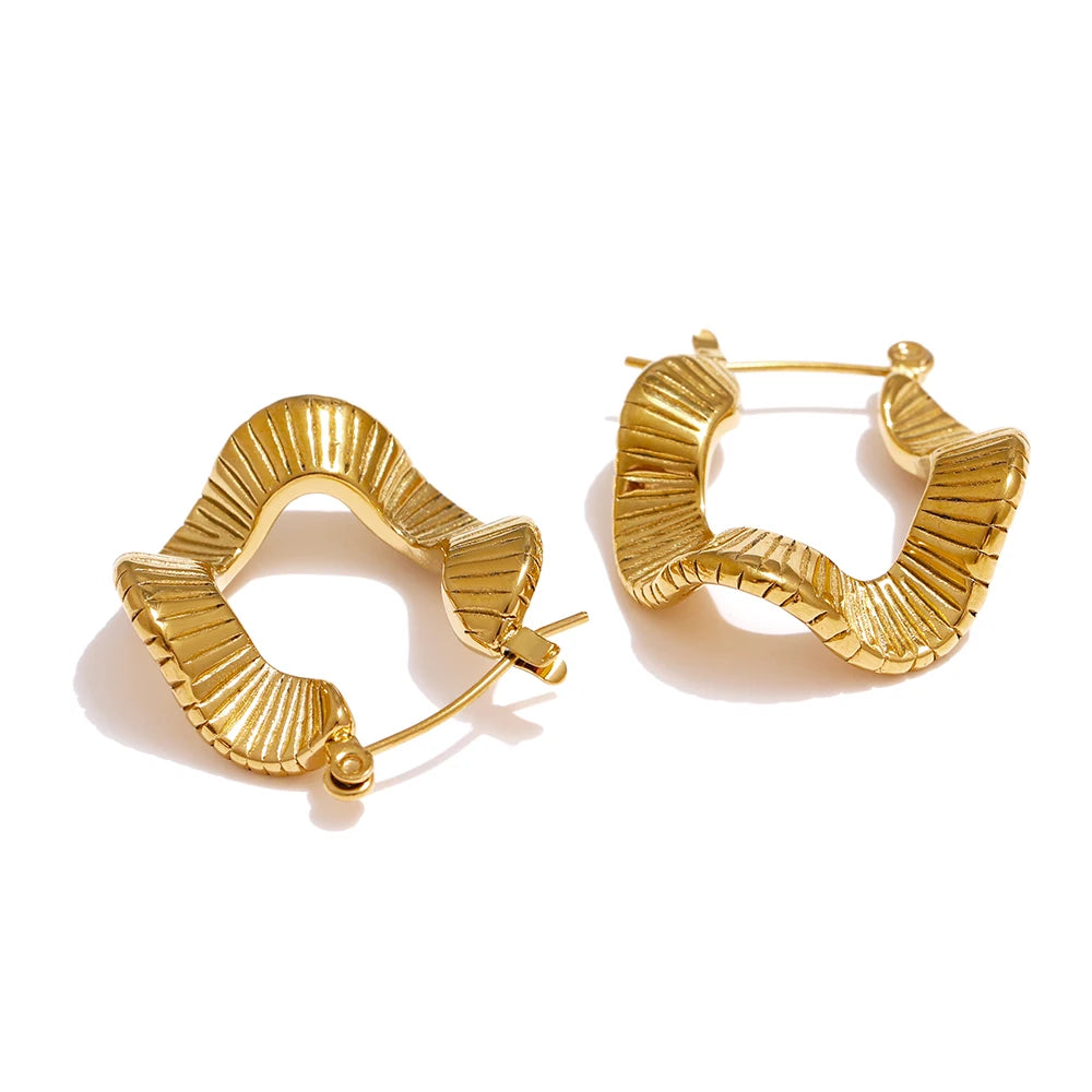 Irregular Hoop Earrings