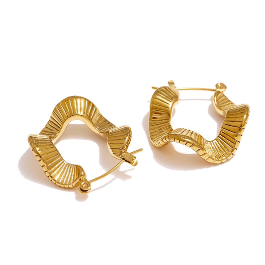 Irregular Hoop Earrings