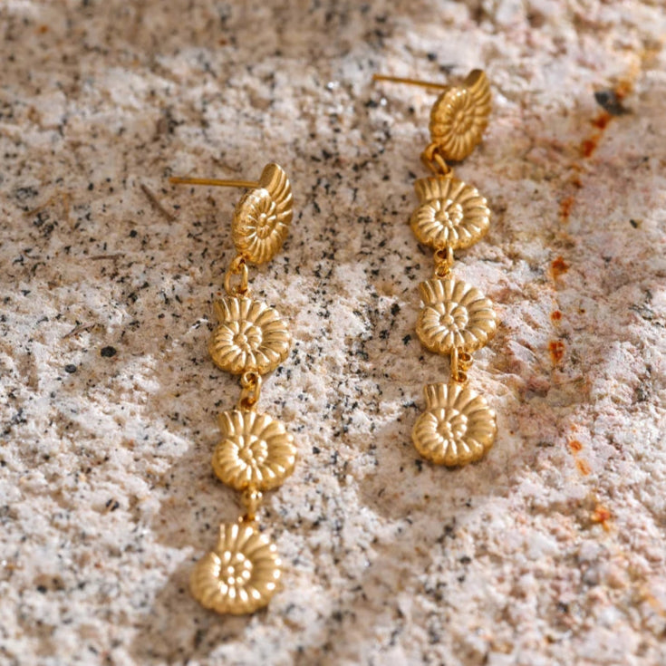 Boho Conch Earrings
