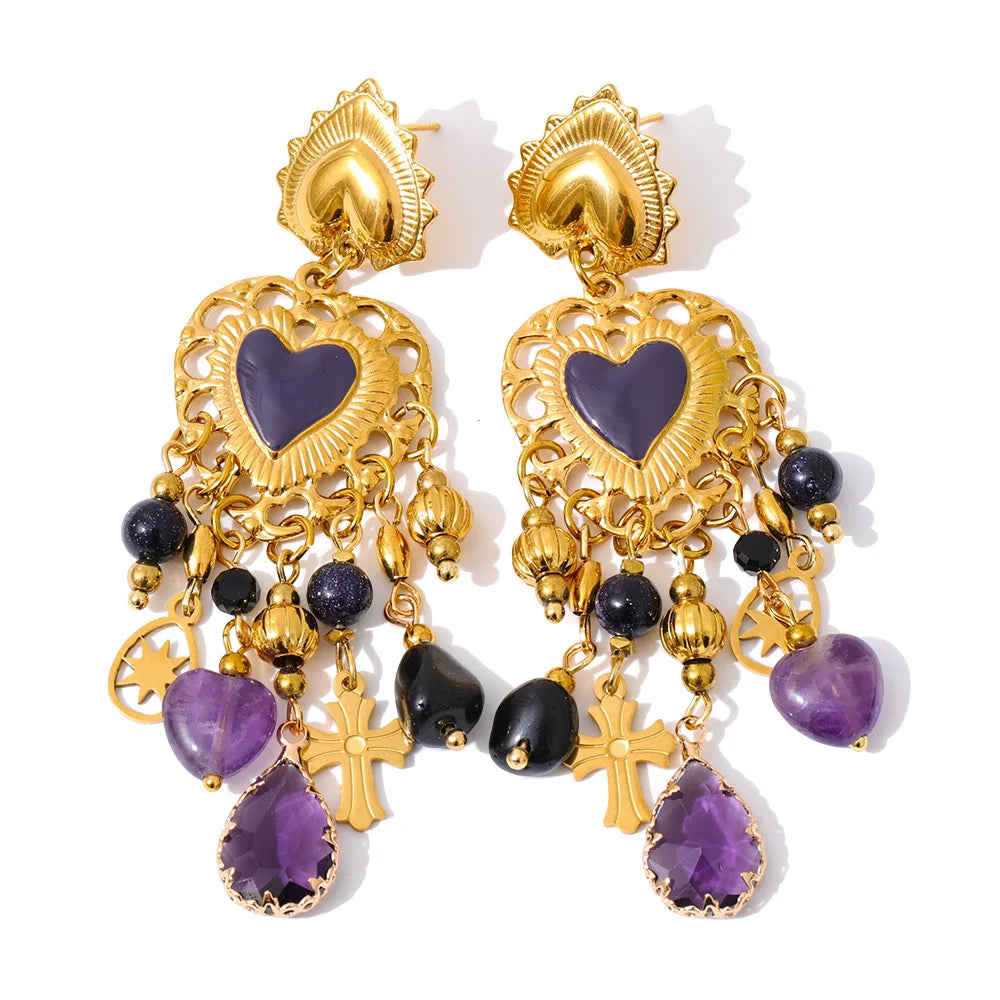 Aurelia Heartbound Relic Earrings