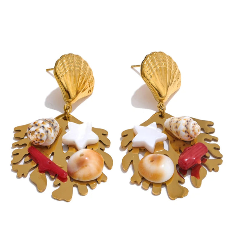 Seashell Whispers Studs