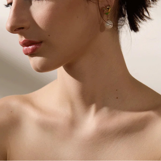 Cast Hear Drop Earrings