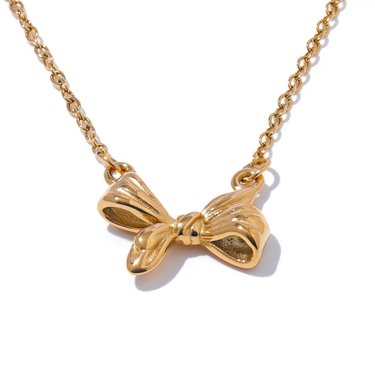 Chic Bow Charm Necklace