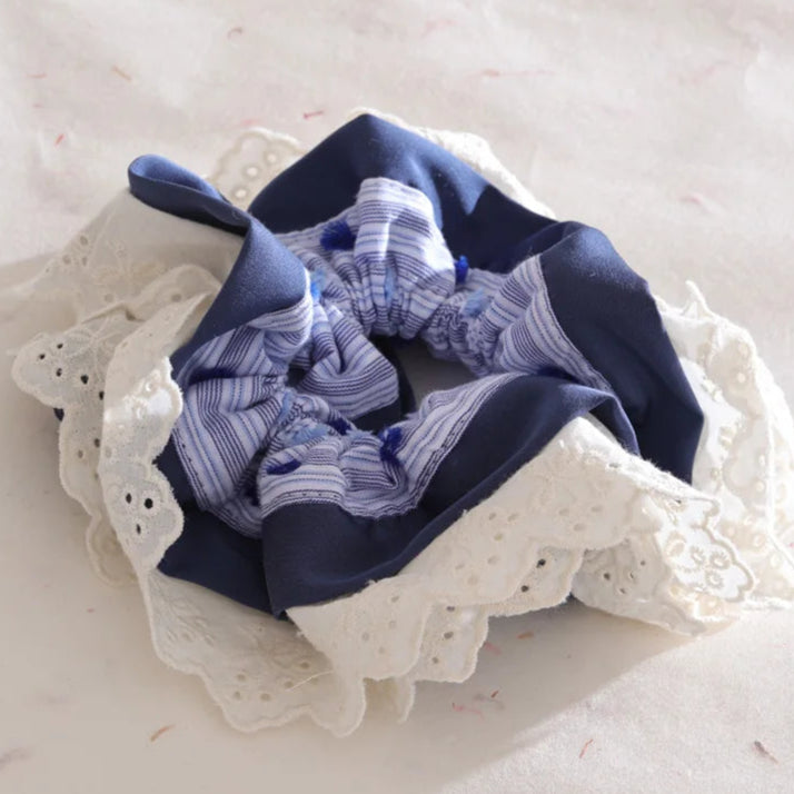 Mist Lace Scrunchie Hairband