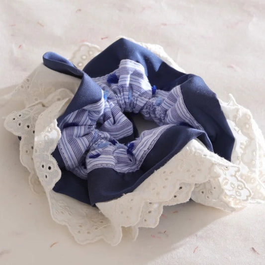 Mist Lace Scrunchie Hairband