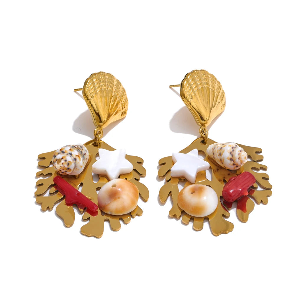 Seashell Whispers Studs