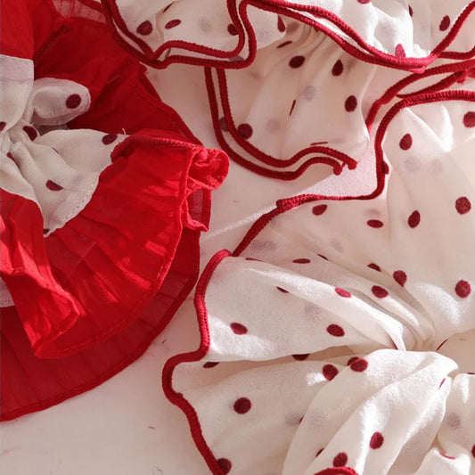 Red Velvet Dotty Hairband